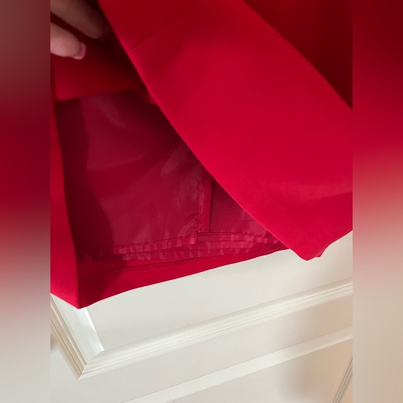 The Limited Red Rich Cap Sleeve Dress MIDI Size Women’s 8 - Picture 3 of 13